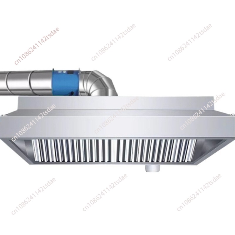 Commercial Exhaust Hood - Exaustor Comercial de Aço Inoxidável, Ventilador