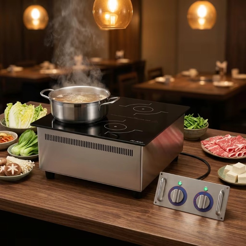 Commercial Kitchen Induction - Fogão de Indução Comercial Embutido Airo