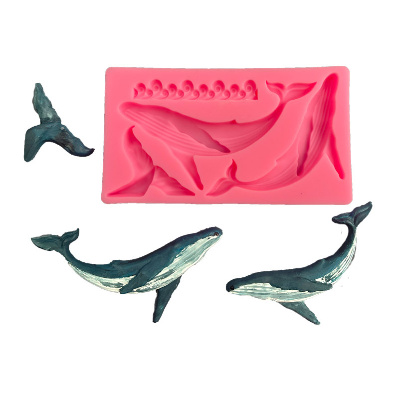 Commercial Kitchen Items - Diy baleia silicone molde oceano série
