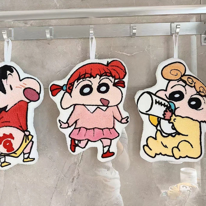 Toalha de Mão Kawaii Crayon Sh - Commercial Kitchen Items avaliação e preço