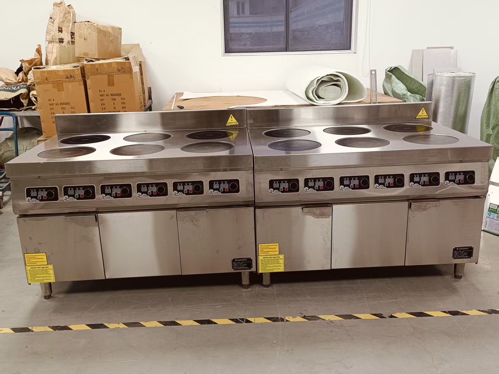 6*2.5/3.5kw Restaurante Balcão - Commercial Kitchen Induction avaliação e preço
