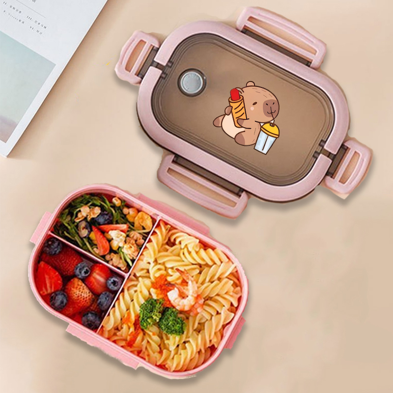 Capivara bento lancheira anime - Commercial Kitchen Utensil Organizer avaliação e preço