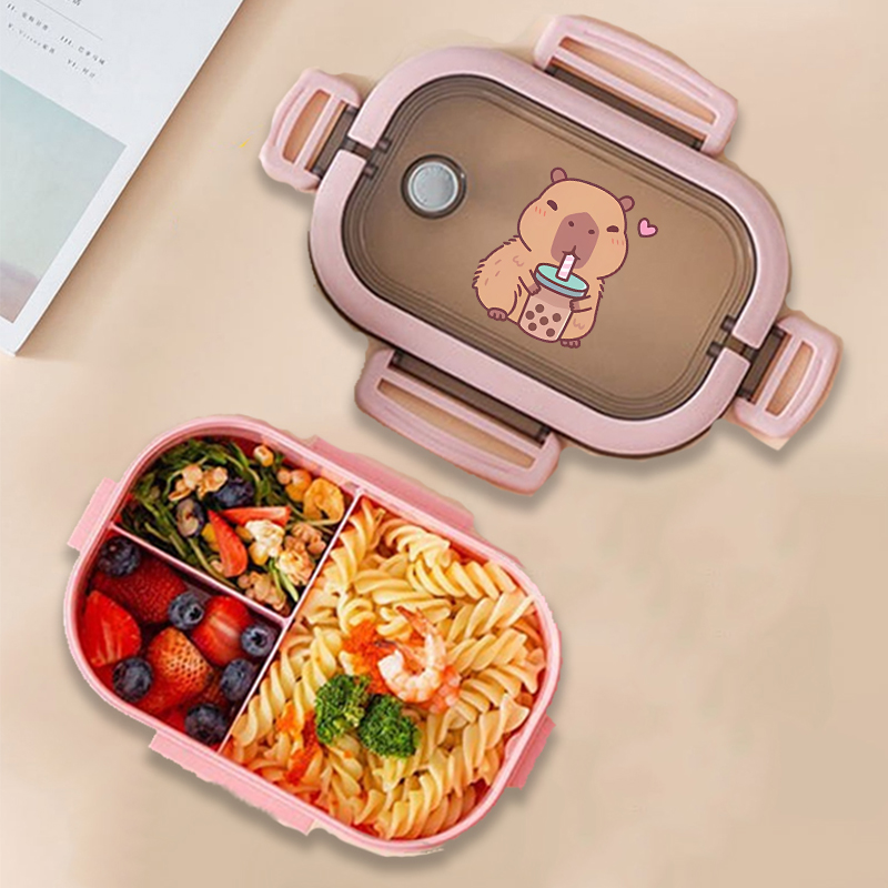 Capivara bento lancheira anime - Commercial Kitchen Utensil Organizer avaliação e preço