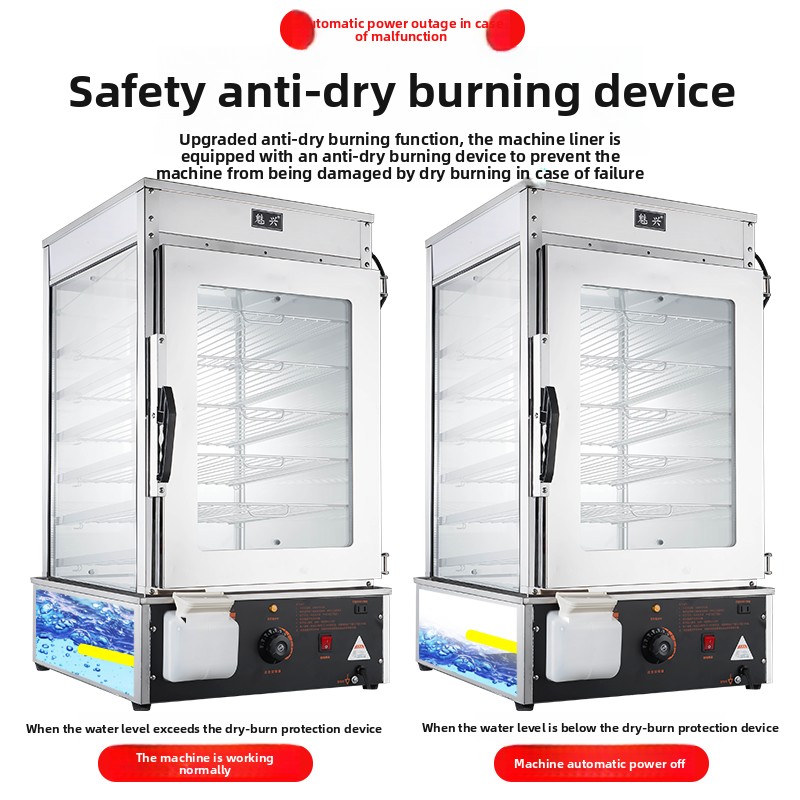 Máquina de Vapor Comercial 220 - Commercial Steamer Cabinet avaliação e preço