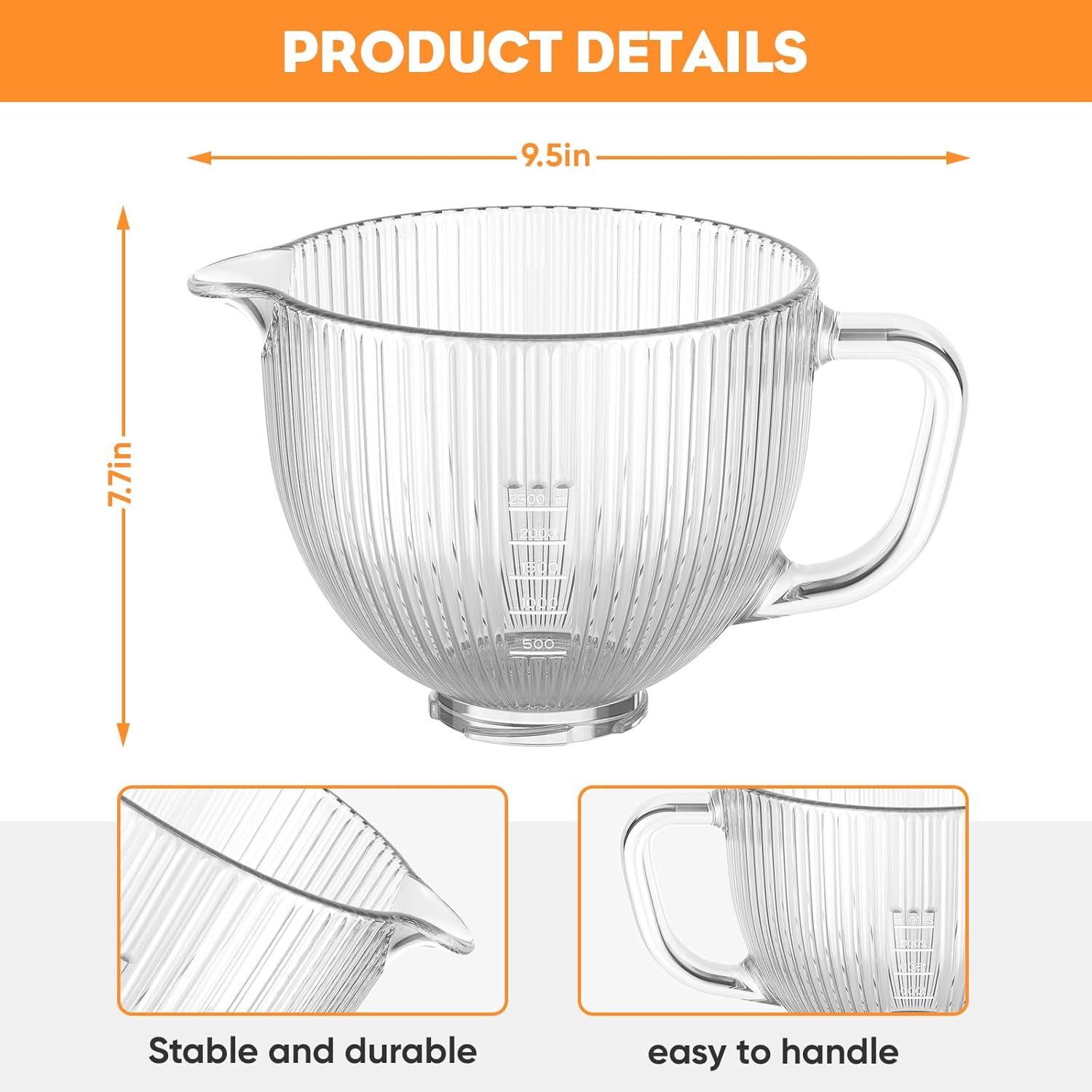 Tigela de vidro GVODE para mis - Commercial Kitchen Juicer avaliação e preço