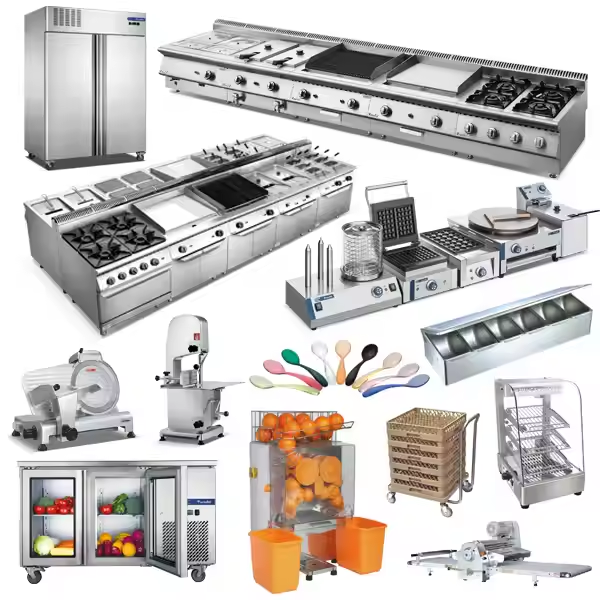 Conjunto de Equipamentos Comer - Commercial Kitchen Layout Design avaliação e preço