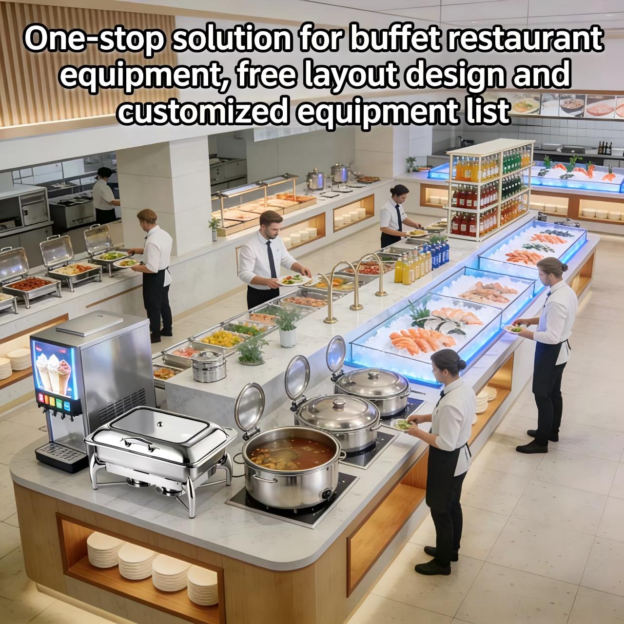 Conjunto de Equipamentos Comer - Commercial Kitchen Layout Design avaliação e preço