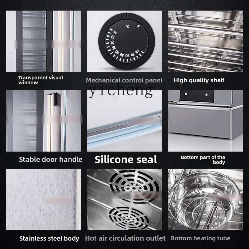 Tqh caixa de fermentação vapor - Commercial Steamer Cabinet avaliação e preço