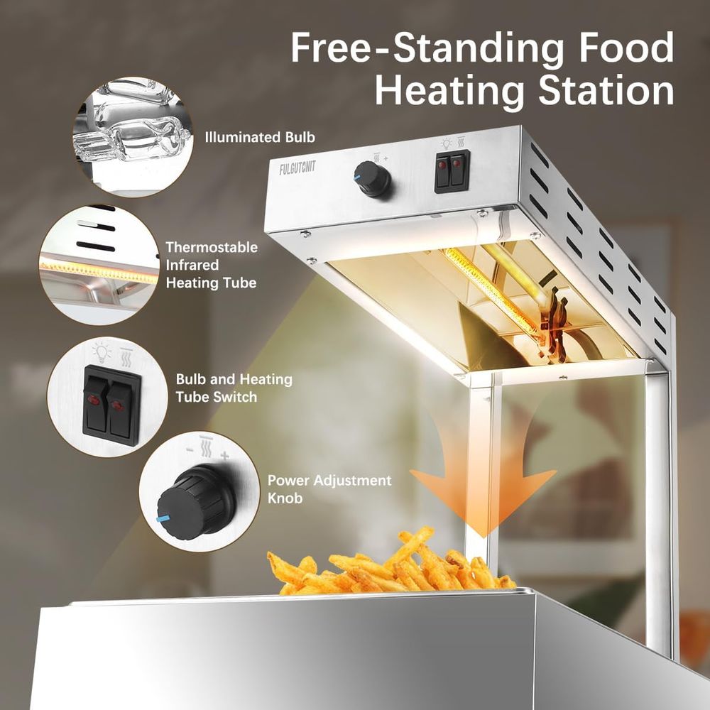 Aquecedor de batidas francesas - Commercial Kitchen Warmer avaliação e preço