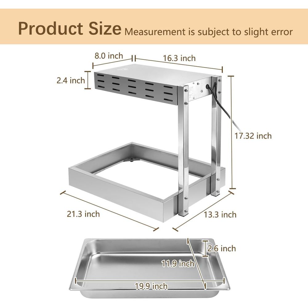 Aquecedor de batidas francesas - Commercial Kitchen Warmer avaliação e preço
