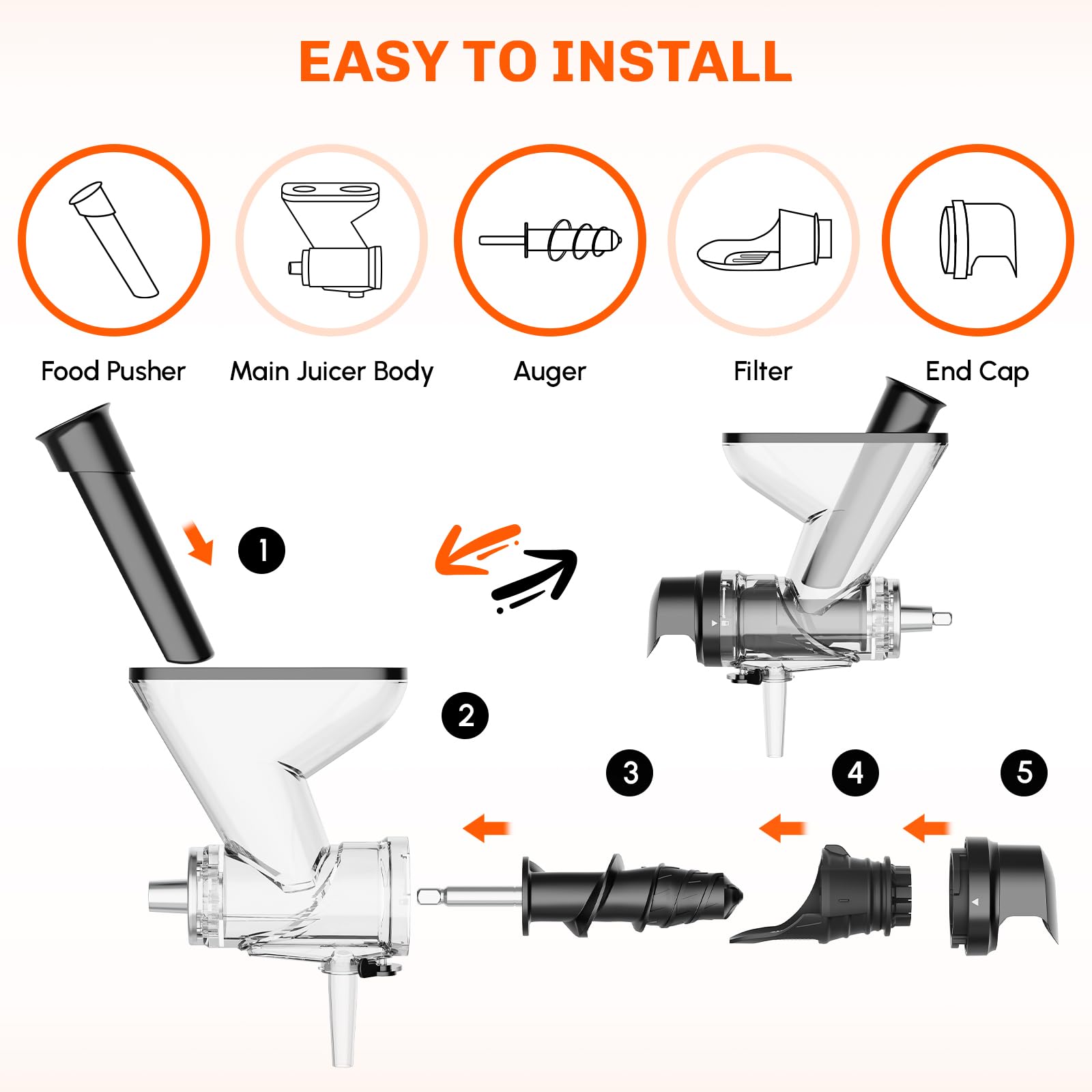 Acessório de Espremedor de Fru - Commercial Kitchen Juicer avaliação e preço