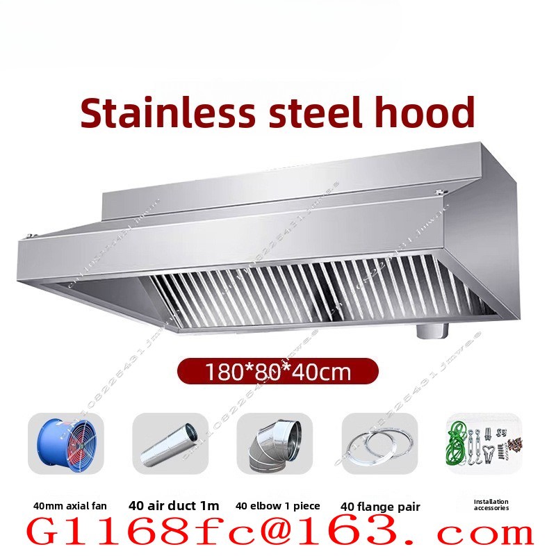Coifa de Aço Inoxidável para C - Commercial Exhaust Hood avaliação e preço
