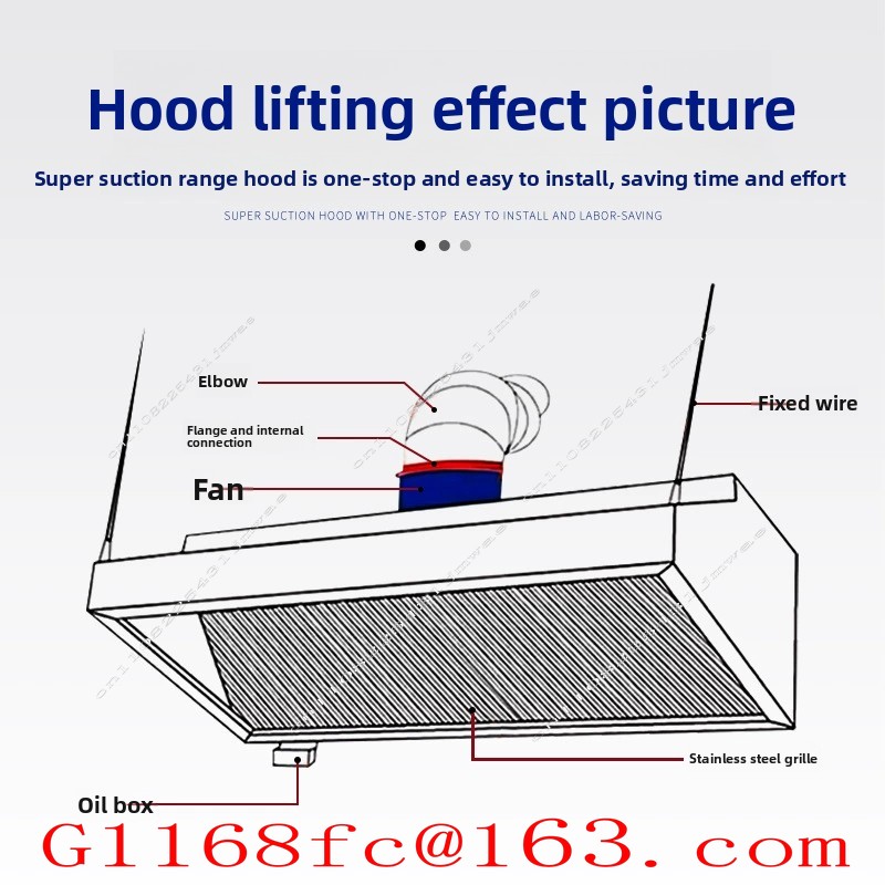 Coifa de Aço Inoxidável para C - Commercial Exhaust Hood avaliação e preço